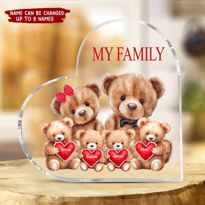 This Is Us Bear Family Personalized Acrylic Plaque