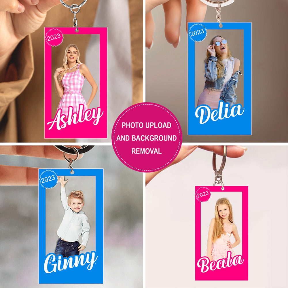 Personalized Keychain - Be A Main Character This Christmas - Custom From Your Photo