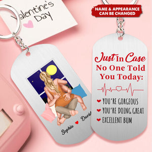 You're Gorgeous Valentine's Gifts - Personalized Stainless Steel Keychain