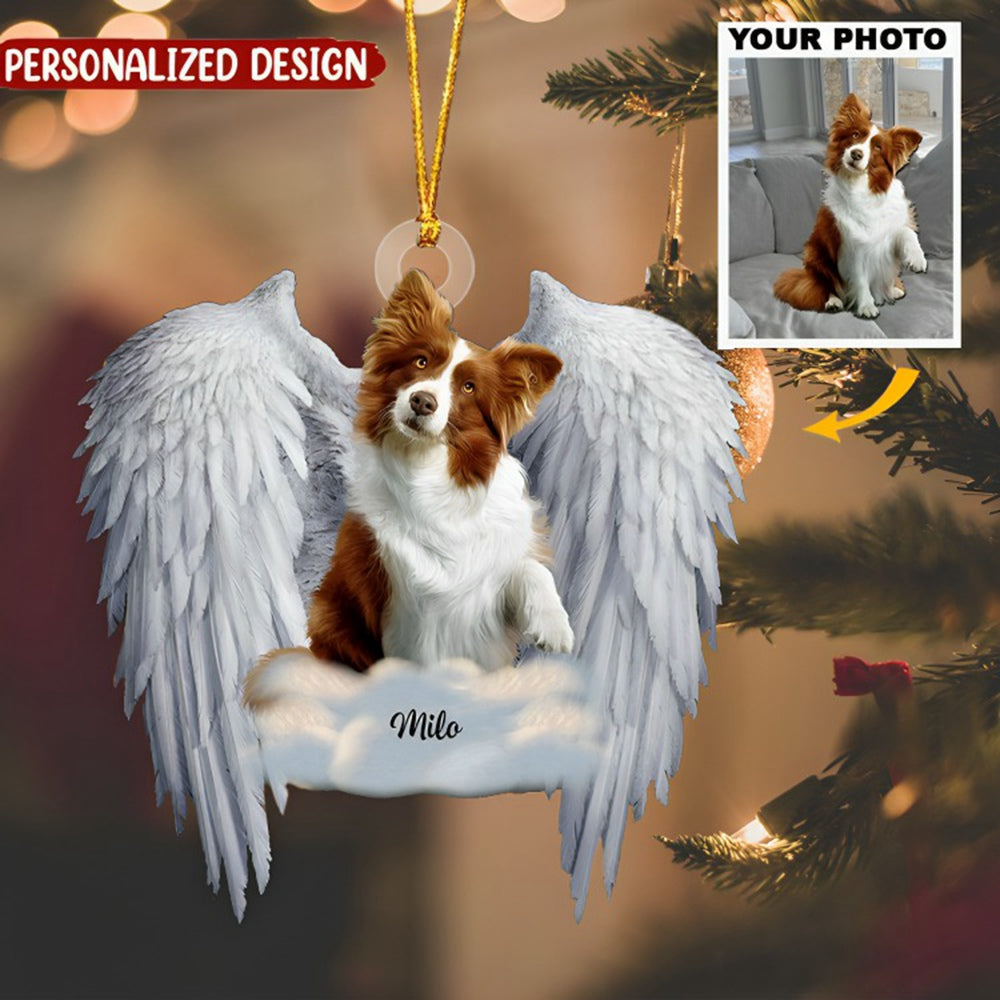 You Are My Angel - Personalized Custom Photo Mica Ornament - Memorial, Christmas Gift For Pet Lover, Pet Owner