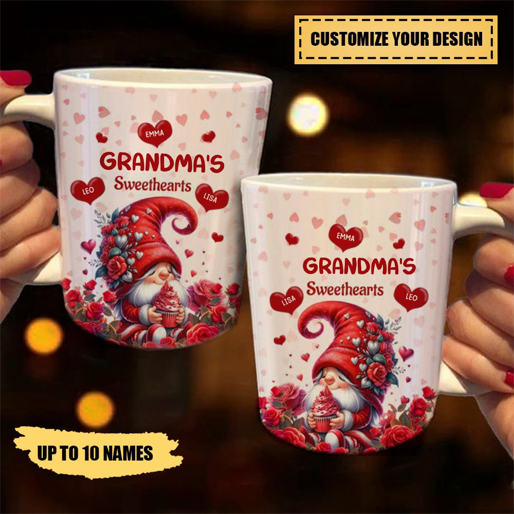 Red Dwarf Grandma Mom's Sweethearts Kids Personalized Mug