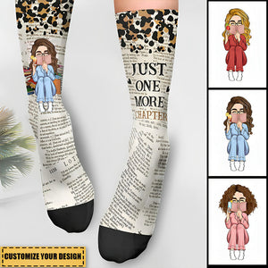 These Are My Reading Socks - Personalized Crew Socks